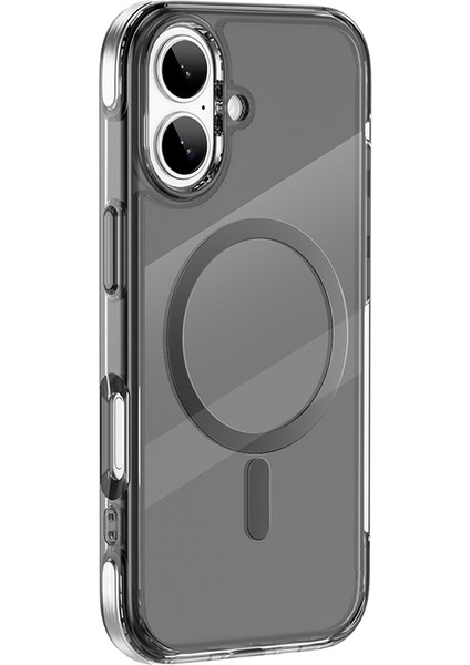 iPhone 17 Uyumlu Kılıf M-Safe Şarj Özellikli Wiwu MCC-702 Titanyum Pro Serisi Sert Pc Kapak Siyah fiyatları