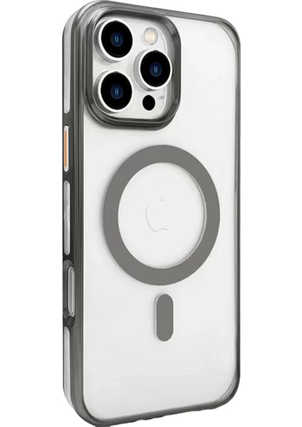 Msa-Shop Joko Iphone 16 Pro Gleam Pc Sert Magsafe Kılıf - Titan Gri
