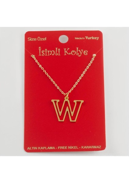 Wizard Prinç Harfli Kolye-W