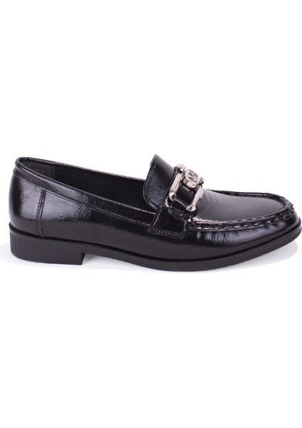 DZA07-6826186 Siyah Rugan Günlük Loafer Kadın Ayakkabı fiyatları