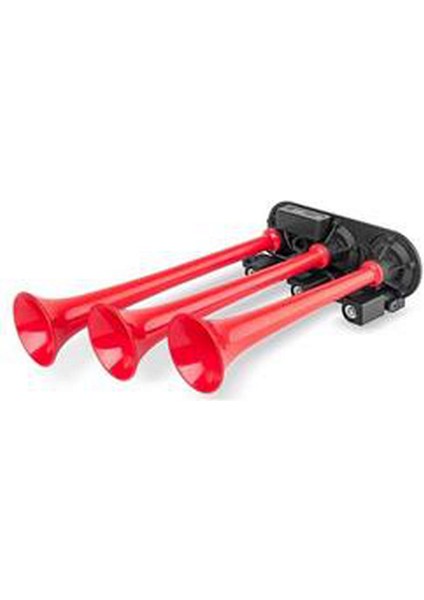 Wizard Üç Borulu 8 Ses Kombinasyonlu 12V Mehter Korna-Plastik Borulu