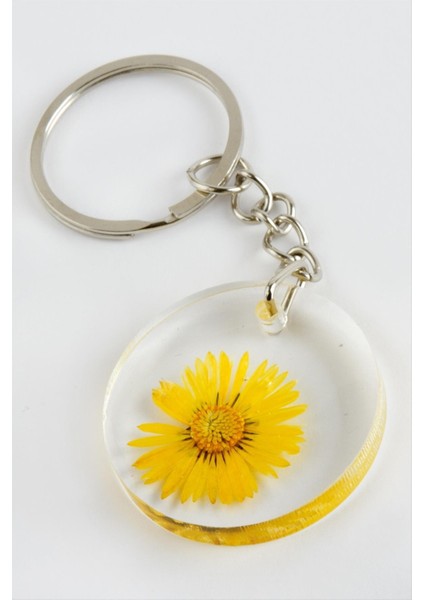 Msa-Shop Papatya Epoksi Anahtarlık-Renkli