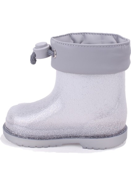 W10339 Bimbi Unicornio Gümüş Ortopedik Kız Çocuk Yağmur Çizme modelleri