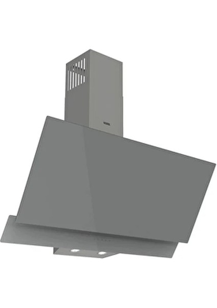 AD-93320 G Gri Eğimli Davlumbaz Dokunmatik Kontrol ile 640 m3/saat Yüksek Emiş Gücü
