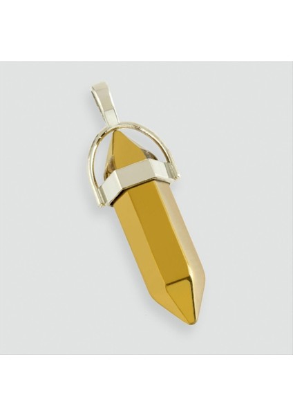 Nrtmsa Hematit Point Kolye Ucu-sarı fiyatları