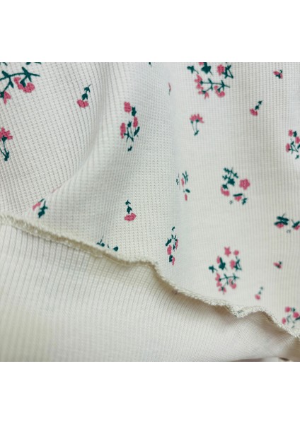 Kız Çocuk Çiçek Desenli Taytlı Takım modelleri