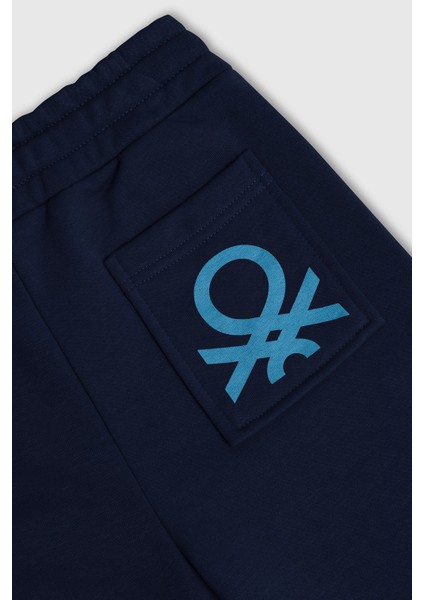 Pamuklu Regular Fit Logolu Eşofman Altı Erkek Çocuk Eşofman Altı BNTB23336 modelleri