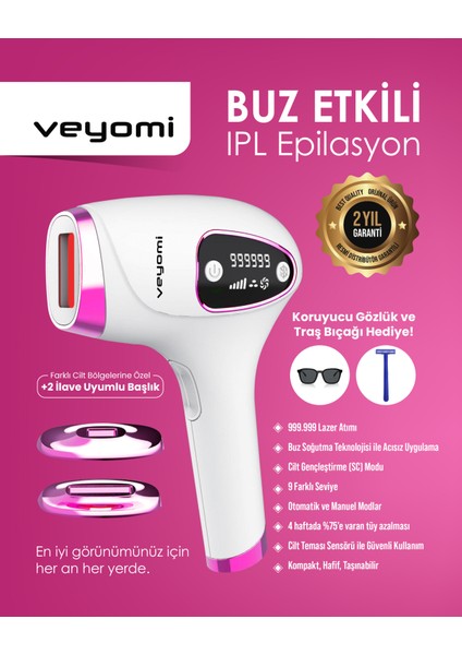 Y-1105 Buz Lazer Epilasyon Cihazı