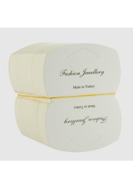 Wizard Oval Kolye Kartı-Beyaz fiyatları