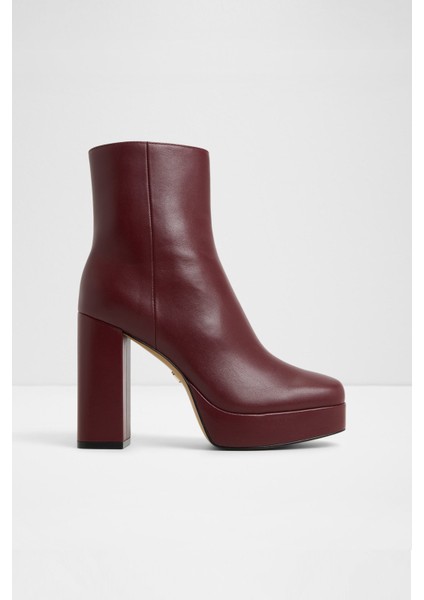 Vaylen Bot Yüksek Topuklu Botlar Şık Bot - Kırmızı