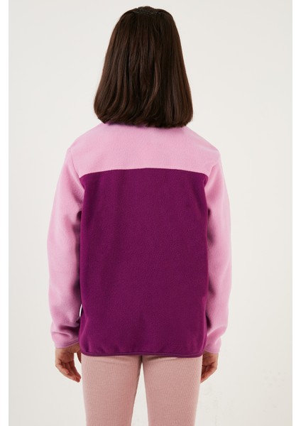 Yumuşak Dokulu Fermuarlı Renk Bloklu Dik Yaka Cepli 2'li Paket Hırka Polar Çocuk POLAR 5905001S2 fırsatları