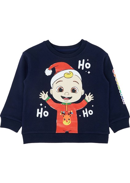 Yılbaşı Temalı Cocomelon Erkek Çocuk Sweatshirt