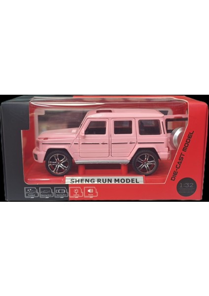 Mercedes G Kasa 1:32 Ölçek Model Araba Die Cast Hobi Dekor Çekbırak