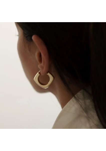 Bombeli Karo Altın Halka Küpe fiyatları