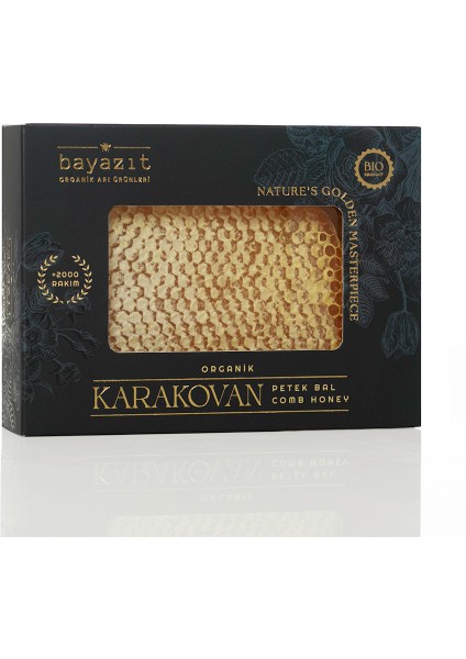 Organik Karakovan Petek Bal(Bingöl Karlıova) 500 gr 2'li Set