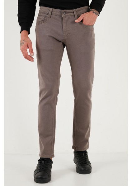 Pamuklu Regular Fit Normal Bel Boru Paça Jeans Erkek Kot Pantolon 2211C40PARMA fiyatları