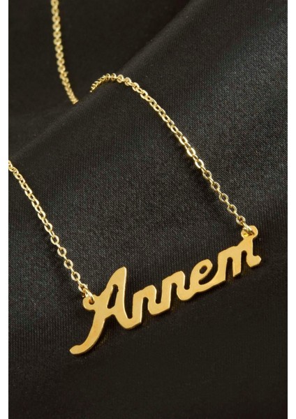 Wizard Annem Yazılı Kolye-Sarı