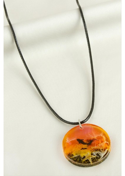 Msa-Shop Deniz Kızı Epoksi Kolye-Sarı fiyatları
