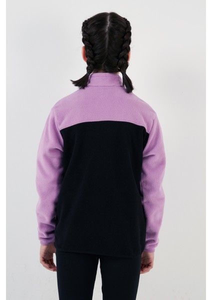 Yumuşak Dokulu Fermuarlı Renk Bloklu Dik Yaka Cepli 2'li Paket Hırka Polar Çocuk POLAR 5905001S2 fırsatları