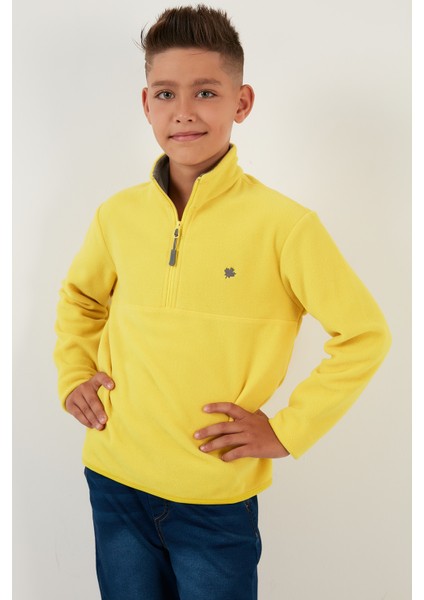 Yumuşak Dokulu Fermuarlı Dik Yaka Şardonlu 2'li Paket Polar Çocuk Polar 5905002S2 fırsatları