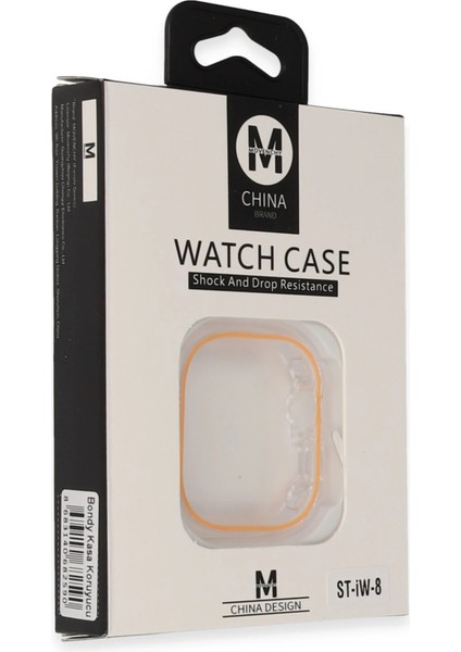 Msa-Shop Movenchy Watch Ultra 49MM Bondy Kasa Koruyucu - Turuncu