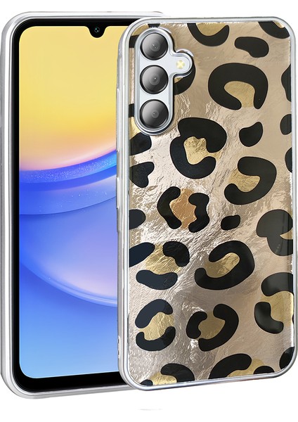 Qep Samsung Galaxy A36 Gold Leopar Kapak