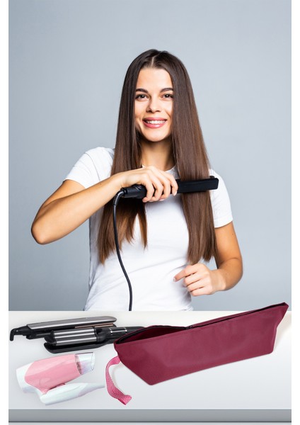 Saç Şekillendirici Düzenleyici Çok Amaçlı Organizer Makyaj & Seyahat Çantası modelleri