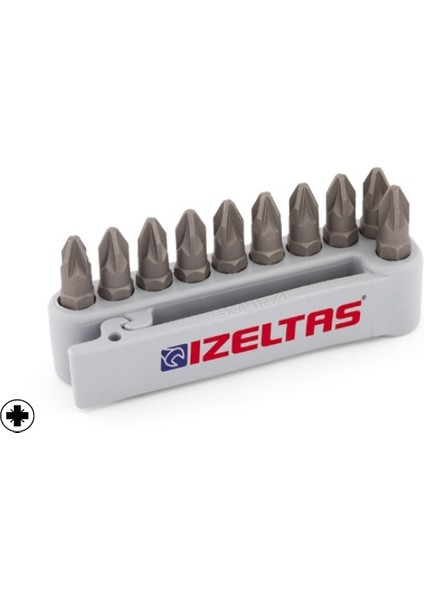 Izeltaş 4825 00 0002 Pz2 Pozidriv Bits Uç Takımı (25MM)