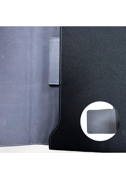 LB503 Darbe Emici Su Geçirmez Pu Cordura Kumaş 13-14 Inç Laptop Çantası Siyah modelleri