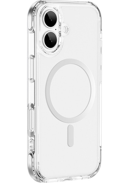 iPhone 17 Uyumlu Kılıf M-Safe Şarj Özellikli Wiwu MCC-702 Titanyum Pro Serisi Sert Pc Kapak Şeffaf fiyatları