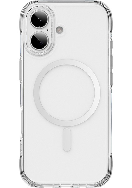 iPhone 17 Uyumlu Kılıf M-Safe Şarj Özellikli Wiwu MCC-702 Titanyum Pro Serisi Sert Pc Kapak Şeffaf modelleri