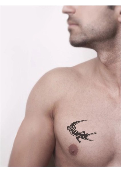 Nehirde Hint Timsah Tattoo Geçici Dövme Şablonları Kına Kalıpları fiyatları