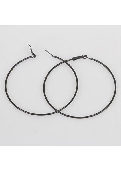 Wizard Klasik Halka Küpe-Siyah fiyatları