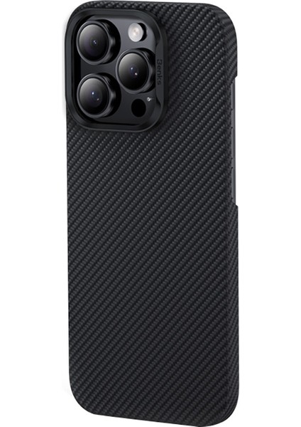 iPhone 16 Pro Kılıf Benks M-Safe Metal Kamera Çerçeveli Magnetik Armorair 600D Kevlar Fiber Siyah fırsatları
