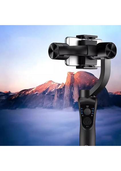 Go Des Gd-S5 3 Eksen El Tipi Yüz Tanıma Takip Özellikli LED Işıklandırmalı Gimbal Stabilizatör Siyah fiyatları