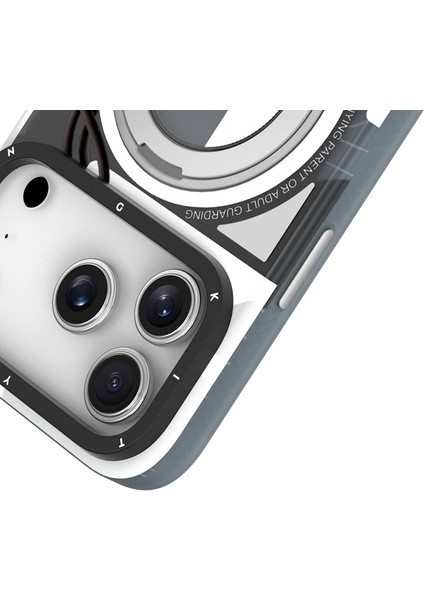 iPhone 17 Pro Uyumlu Kılıf M-Safe Şarj Özellikli Youngkit Starship Serisi Kapak Beyaz fırsatları