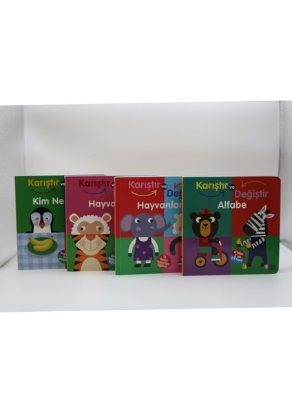 Karıştır Değiştir – Hayvanlar 1 (Hareketli Kitap)