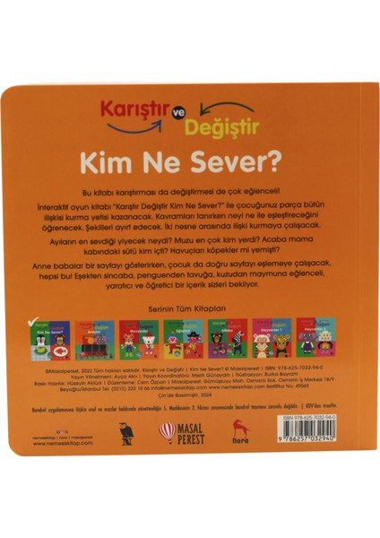 Karıştır Değiştir - Kim Ne Sever indirimleri
