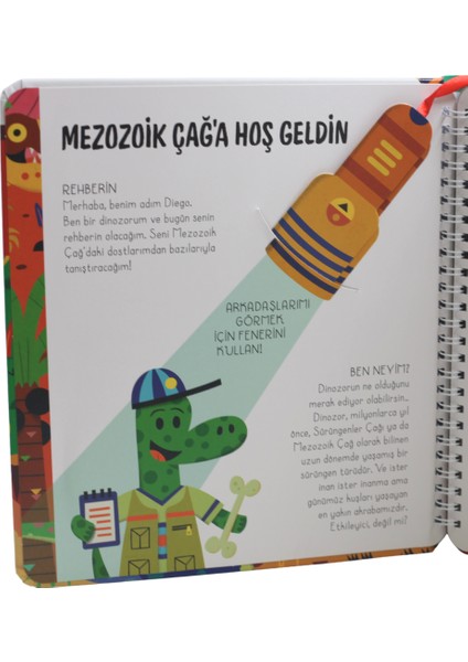Işık Tut Keşfet - Dinozorlar (Fenerli Kitap) modelleri