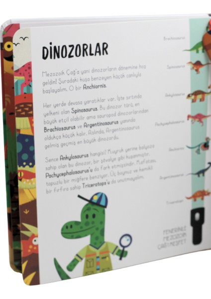 Işık Tut Keşfet - Dinozorlar (Fenerli Kitap) fırsatları