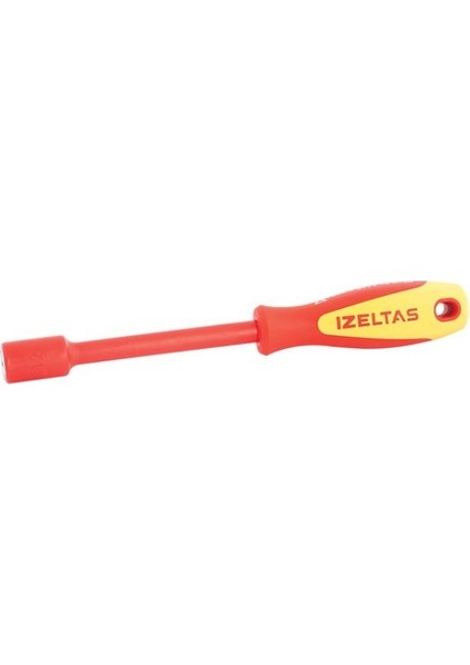 Izeltaş 4773 19 0100 10MM 1000V Süngüsü Izoleli Lokma Uçlu Tornavida