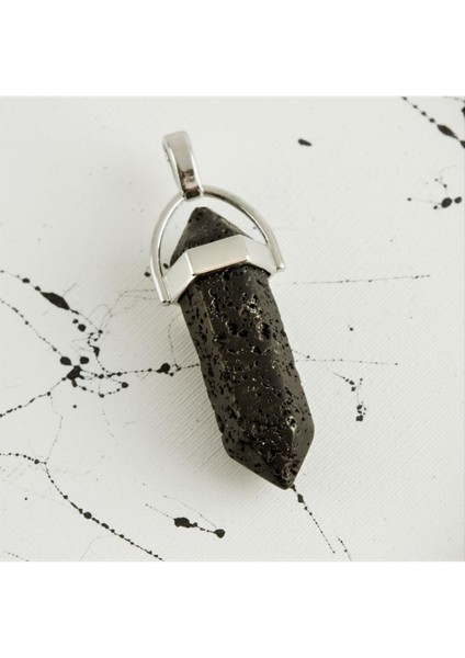 Msa-Shop Lav Point Kolye Ucu-Siyah