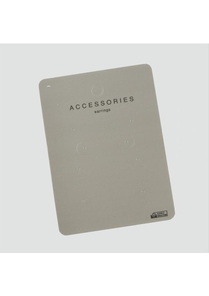 Wizard Zara Küpe Kartı-Gri