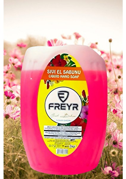 Sıvı El Sabunu Nemlendirici Ekstra Çiçek Bahçesi Parfümlü 5 Kg Uzun Süreli Koku fiyatları
