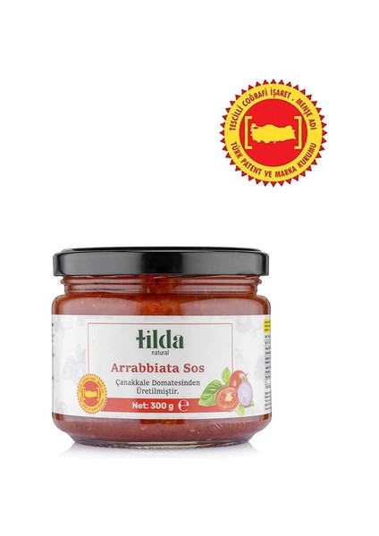 Çanakkale Domatesli Arrabbiata Sos – 300 G