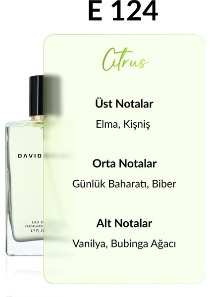 E124 Lowrenc 50 ml Erkek Parfüm | Citrus fiyatları