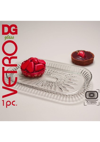 Cam Servis Tabağı Orta Segment Yüksek Kalite