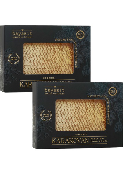 Organik Karakovan Petek Bal(Bingöl Karlıova) 500 gr 2'li Set indirimleri