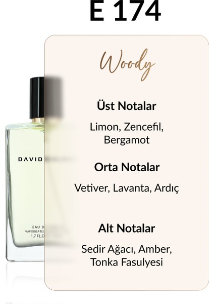 E174 Zoro 50 ml Erkek Parfüm | Woody fiyatları