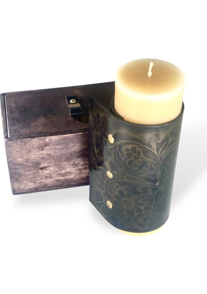 Black Ivy Deri Kaplama Mum fırsatları